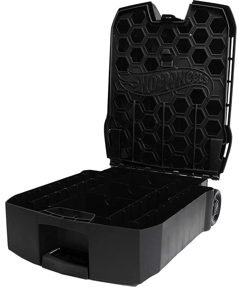Hot Wheels 30-Car Storage Case – Organizer with Handle for 1:64 Die-Cast Cars, Portable Travel Carrying Case for Kids, Boys, and Collectors – Durable Toy Vehicle Holder