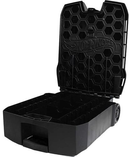 Hot Wheels 30-Car Storage Case – Organizer with Handle for 1:64 Die-Cast Cars, Portable Travel Carrying Case for Kids, Boys, and Collectors – Durable Toy Vehicle Holder