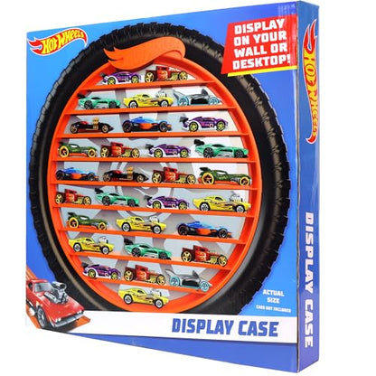 Hot Wheels 30-Car Storage Case – Organizer with Handle for 1:64 Die-Cast Cars, Portable Travel Carrying Case for Kids, Boys, and Collectors – Durable Toy Vehicle Holder