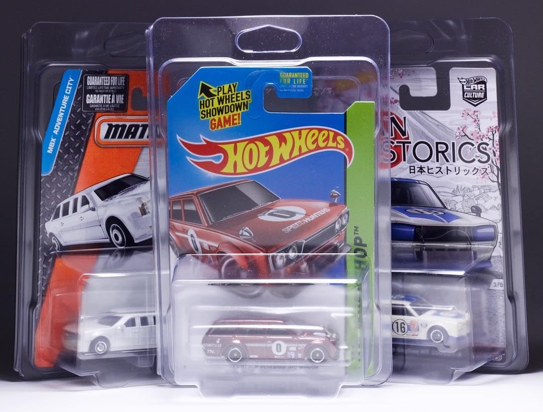 Sterling Protector Case Model 17201 Mainline for Hot Wheels & Matchbox Diecast, Fits Card Size 6.5 x 4.25 inches