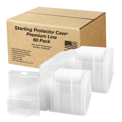 Sterling Protector Case Model 17403 Premium Line 30 Pack for Hot Wheels Premium Diecast, Fits Card Size 6.5 x 5.25 inches Durable Acid-Free Clear Storage Clamshell
