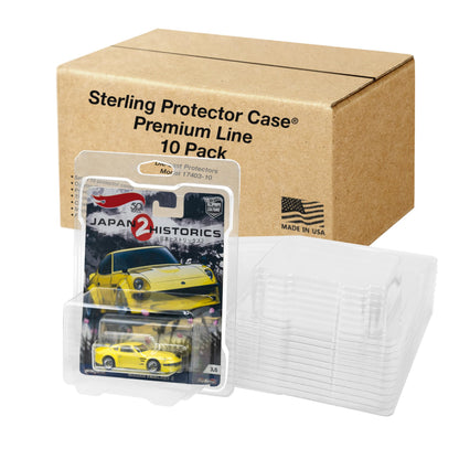 Sterling Protector Case Model 17403 Premium Line 30 Pack for Hot Wheels Premium Diecast, Fits Card Size 6.5 x 5.25 inches Durable Acid-Free Clear Storage Clamshell