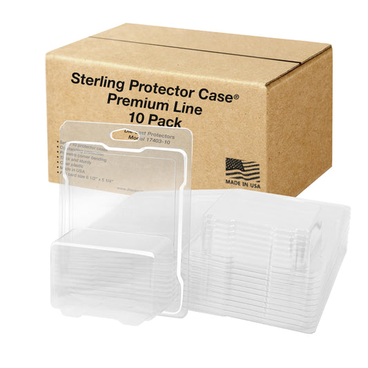 Sterling Protector Case Model 17403 Premium Line 30 Pack for Hot Wheels Premium Diecast, Fits Card Size 6.5 x 5.25 inches Durable Acid-Free Clear Storage Clamshell